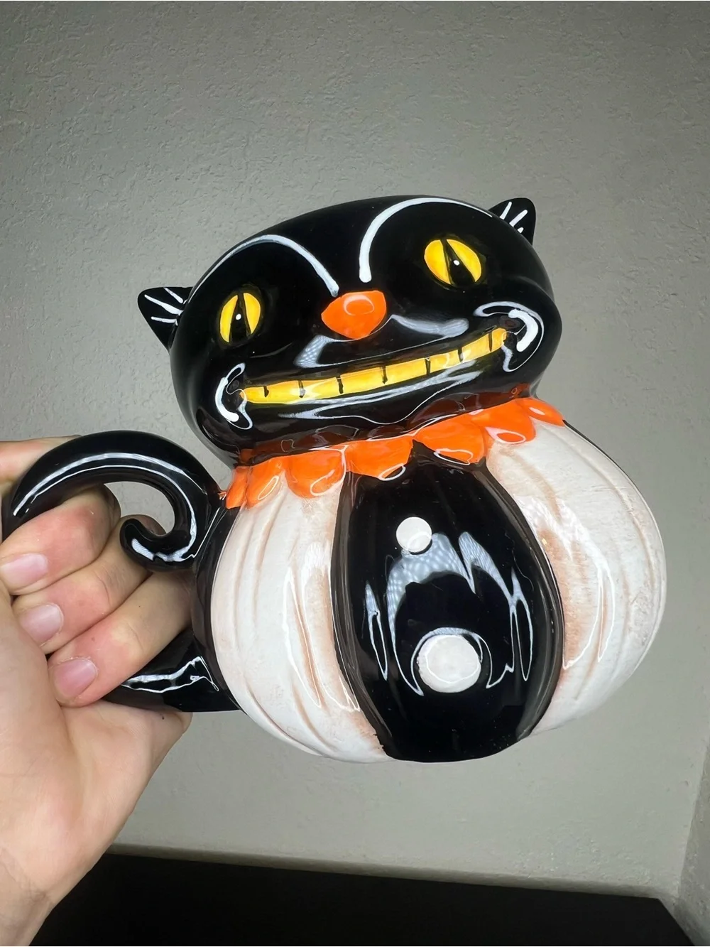 NEW Johanna Parker Halloween Black Cat Mug